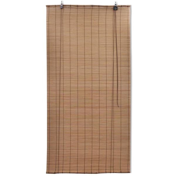 vidaXL Rullgardin bambu 150x160 cm brun