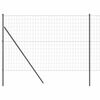 vidaXL Euro St&auml;ngsel Markf&auml;ste 10 x 1,5 m PVC-belagda st&aring;l Gr&aring; Mesh
