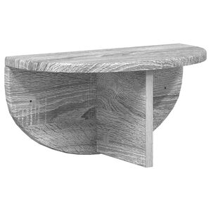 vidaXL V&auml;gg hylla Gr&aring; Sonoma 38 x 19 x 19 cm Konstruerat tr&auml;