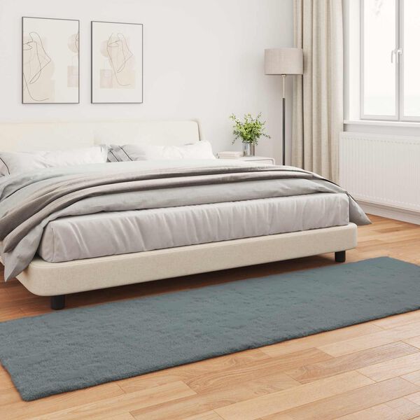 vidaXL Fusk-kaninp&auml;lsmatta Olite Antracit 80 x 250 cm Polyester