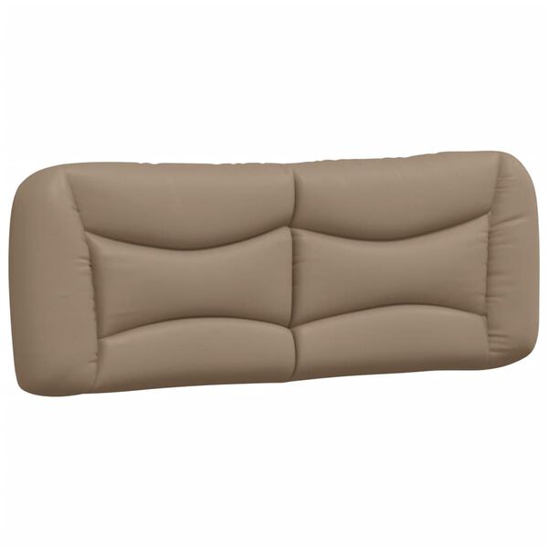 vidaXL Headboard Cushion "Hvar" Cappuccino 140 cm Faux Leather