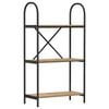 vidaXL Hyllsystem 3 niv&aring;er 60 x 30 x 109 cm Konstruerat tr&auml; Artisan Ek