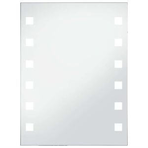 vidaXL Badrumsspegel LED 60x80 cm
