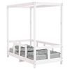 vidaXL S&auml;ngram f&ouml;r barns&auml;ng vit 70x140 cm massiv furu