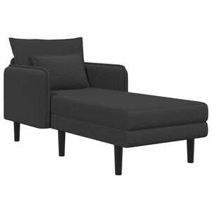 vidaXL Stor sch&auml;slong M&ouml;rkgr&aring; Boucl&eacute;