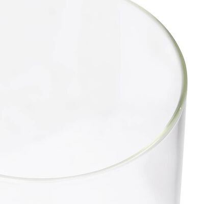 vidaXL Förvaringsburkar i glas med bambulock 4 st 1200 ml