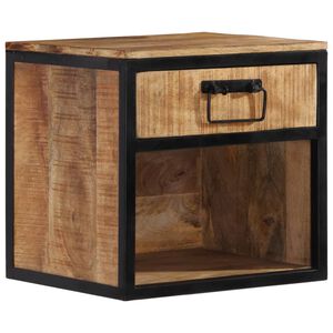 vidaXL S&auml;ngbord 40x35x40 cm massivt mangotr&auml;
