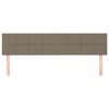 vidaXL Huvudgavlar 2 st taupe 80x5x78/88 cm tyg