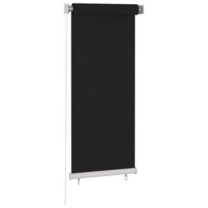 vidaXL Rullgardin utomhus 65 (B) x 140 (H) cm svart