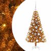 vidaXL Julgran Guld 120 cm PET