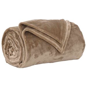 vidaXL Filt Kamel 220 x 240 cm 1.37 kg Fleece