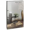 Home&Styling Sidobord med hjul 2 plan svart
