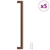 vidaXL Sk&aring;phandtag 5 st brons 320 mm rostfritt st&aring;l