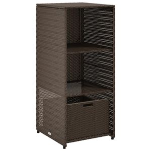 vidaXL Tr&auml;dg&aring;rdssk&aring;p brun 50x55x115 cm konstrotting
