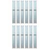 vidaXL L-formade jordankare 12 st galvaniserat st&aring;l 5x5x50 cm
