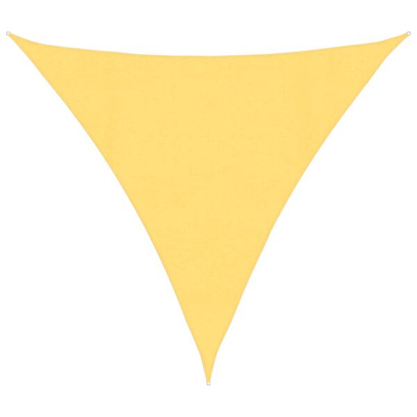 vidaXL Solsegel 160 g/m² beige 4x4x4 m HDPE