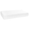 vidaXL Sovkudde Enf&auml;rgad Vit 60 x 37 x 12,5 cm Minneskum