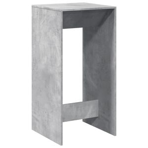 vidaXL Barbord betonggr&aring; 51x50x103,5 cm konstruerat tr&auml;