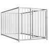 vidaXL Hundg&aring;rd f&ouml;r utomhusbruk 100x200x100 cm