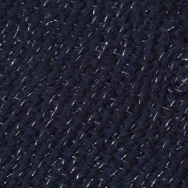 vidaXL Filt lurex 220x250 cm marinblå