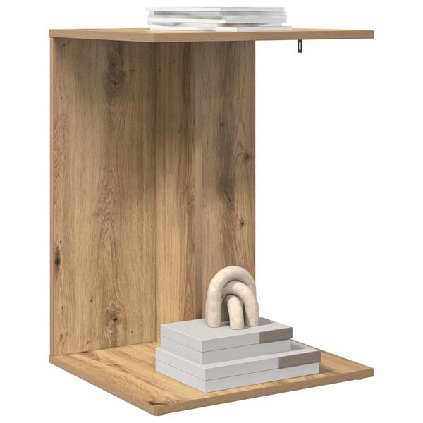 vidaXL Sidobord Artisan Ek 45 x 40 x 62,5 cm Konstruerat tr&auml;