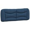 vidaXL Bed Frame without Mattress "Hvar" Blue 140x200 cm Fabric