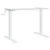 vidaXL Stativ f&ouml;r h&ouml;jbart skrivbord (94-135)x60x(70-114) cm st&aring;l