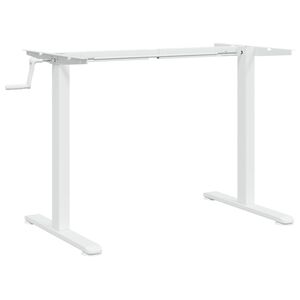 vidaXL Stativ f&ouml;r h&ouml;jbart skrivbord (94-135)x60x(70-114) cm st&aring;l