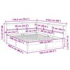 vidaXL S&auml;ng med bokhylla utan madrass 160x200cm massiv furu