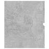vidaXL Tvättställsskåp betonggrå 80x38,5x45 cm konstruerat trä