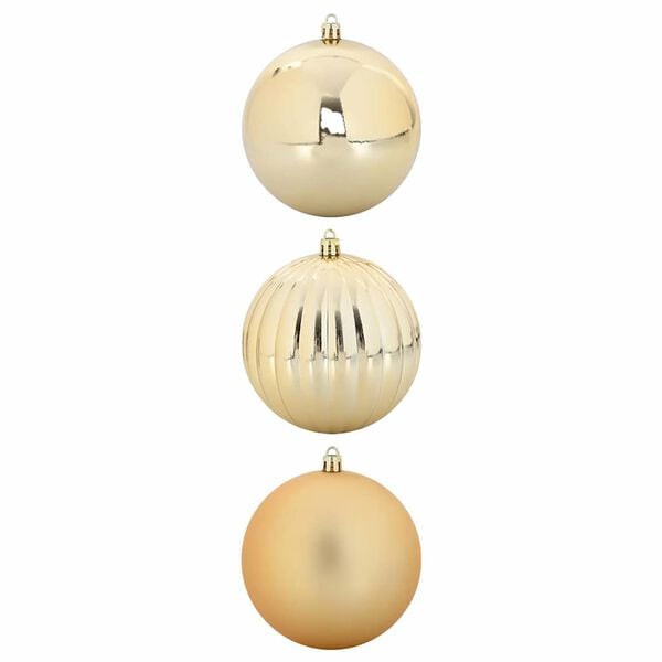 vidaXL Julkula Set XXL 3 pcs Guld Plast