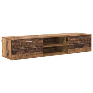 vidaXL Tr&auml;sk&aring;p 150 x 39 x 30 cm Gammalt tr&auml; Konstruerat tr&auml;