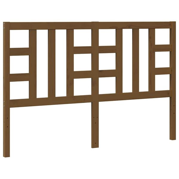 vidaXL Sänggavel honungsbrun 166x4x100 cm massiv furu