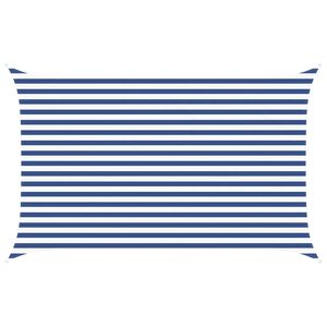 vidaXL Solskugge segel Bl&aring; och Vit 4 x 2,5 m 100% polyester oxford