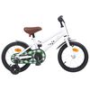 vidaXL Barncykel 16 Tum f&ouml;r 4-6 &aring;r gamla Vit