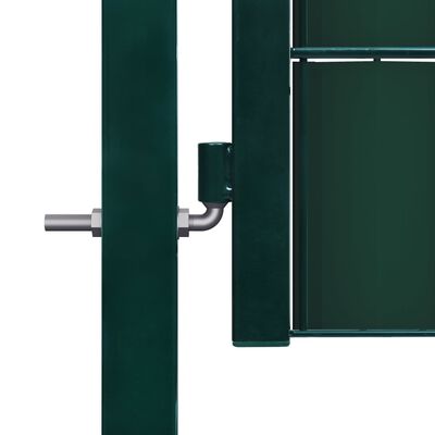 vidaXL Grind PVC och stål 100x81 cm grön