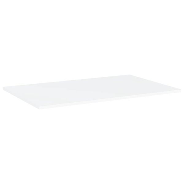 vidaXL Hyllplan 4 st vit 80x50x1,5 cm konstruerat tr&auml;