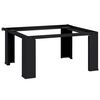 vidaXL Tv&auml;ttmaskin Pedestal Svart 64 x 55 x 32,5 cm St&aring;l