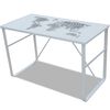 vidaXL Skrivbord med v&auml;rldskarta 120 x 60 x 75 cm
