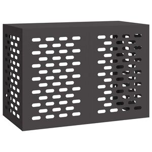 vidaXL T&auml;ckning f&ouml;r Luftkonditionering Svart 100 x 50 x 70 cm