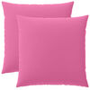 vidaXL Kudd&ouml;verdrag 2 st HEERLEN Rosa 65 x 65 cm Polyester