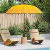 vidaXL Balinesisk Parasol Gul 215 x 215 x 260 cm Bomull