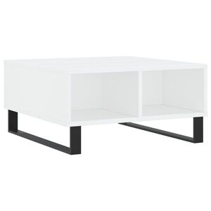 vidaXL Soffbord vit 60x60x30 cm konstruerat tr&auml;