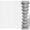 vidaXL Fl&auml;tverksst&auml;ngsel galvaniserat st&aring;l 25x1,25 m silver