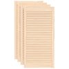 vidaXL Sk&aring;pluckor lamelldesign 4 st 99,3x49,4 cm massiv furu