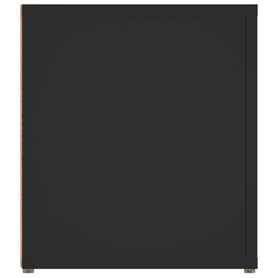 vidaXL TV-skåp svart 80x31,5x36 cm konstruerat trä