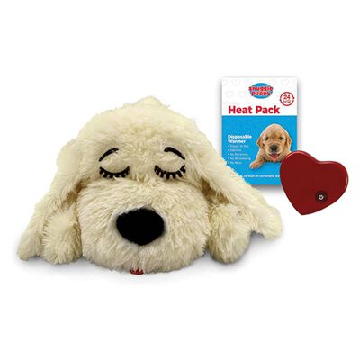 Snuggle Puppy Hundleksak hund med hjärta guld