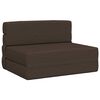 vidaXL F&auml;llbar Soffbed Taupe 100 x 80 x 60 cm Tyg