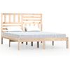 vidaXL S&auml;ngram massiv furu 120x200 cm