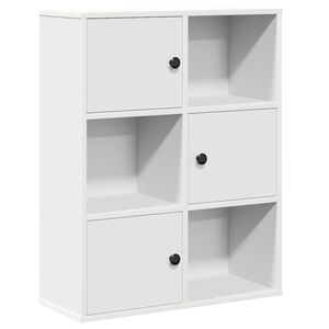vidaXL Bokhylla vit 60x24x76,5 cm konstruerat tr&auml;